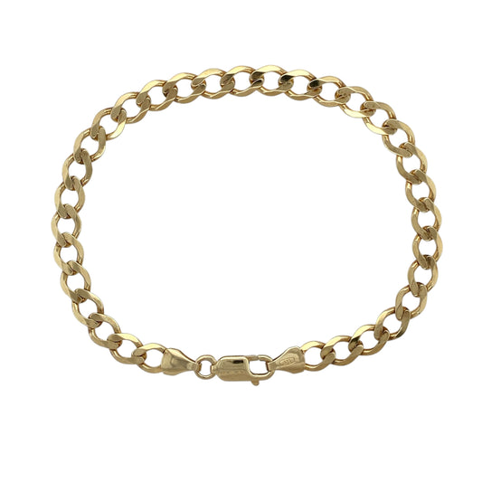9ct Gold 7.5" Curb Bracelet