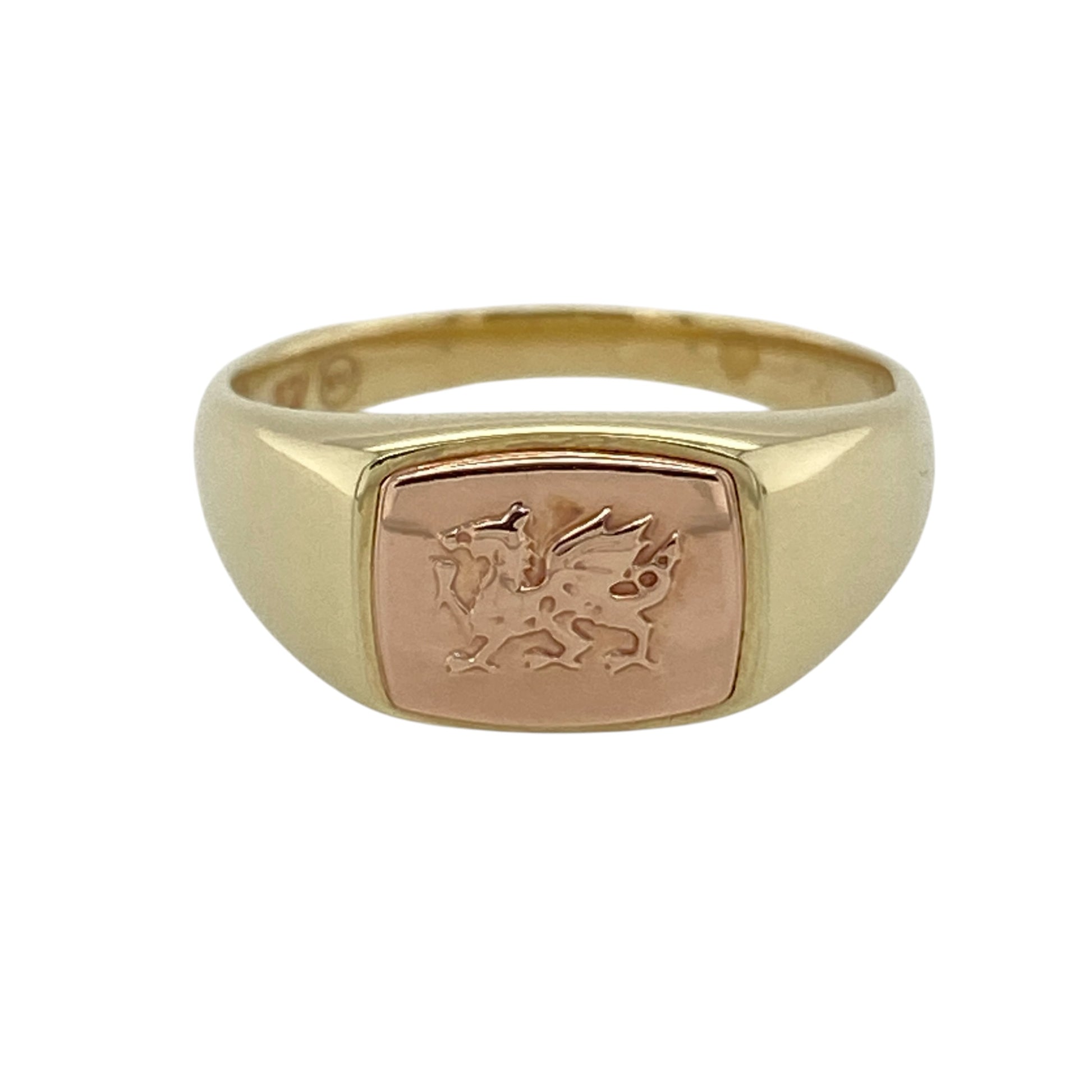 9ct Gold Welsh Dragon Clogau Signet Ring