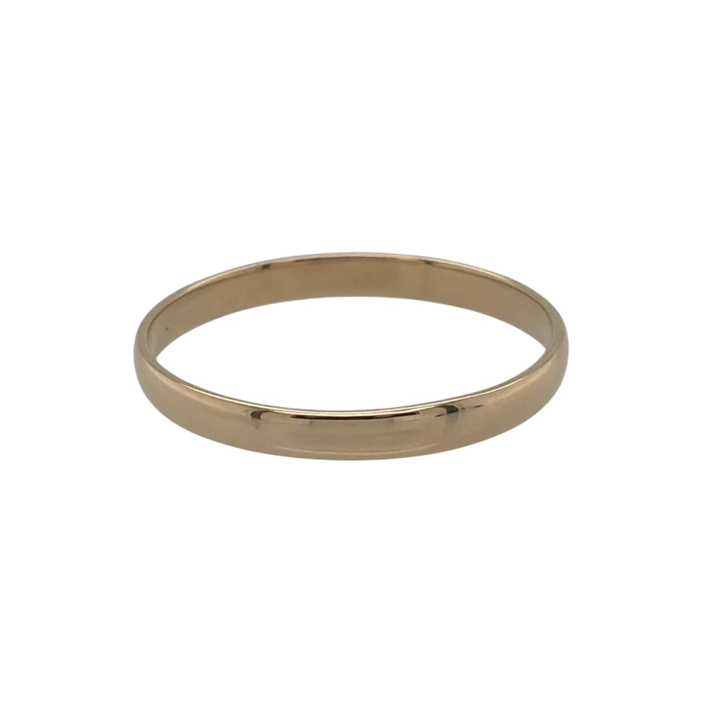 9ct Gold 2mm Wedding Band Ring