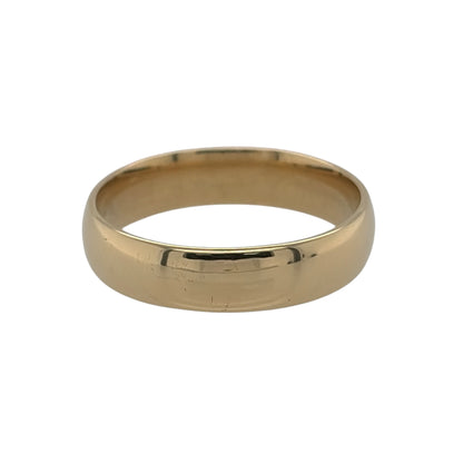 18ct Gold 5mm Wedding Band Ring
