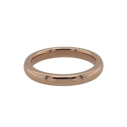 9ct Gold 3mm Wedding Band Ring