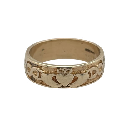 9ct Gold Claddagh Band Ring