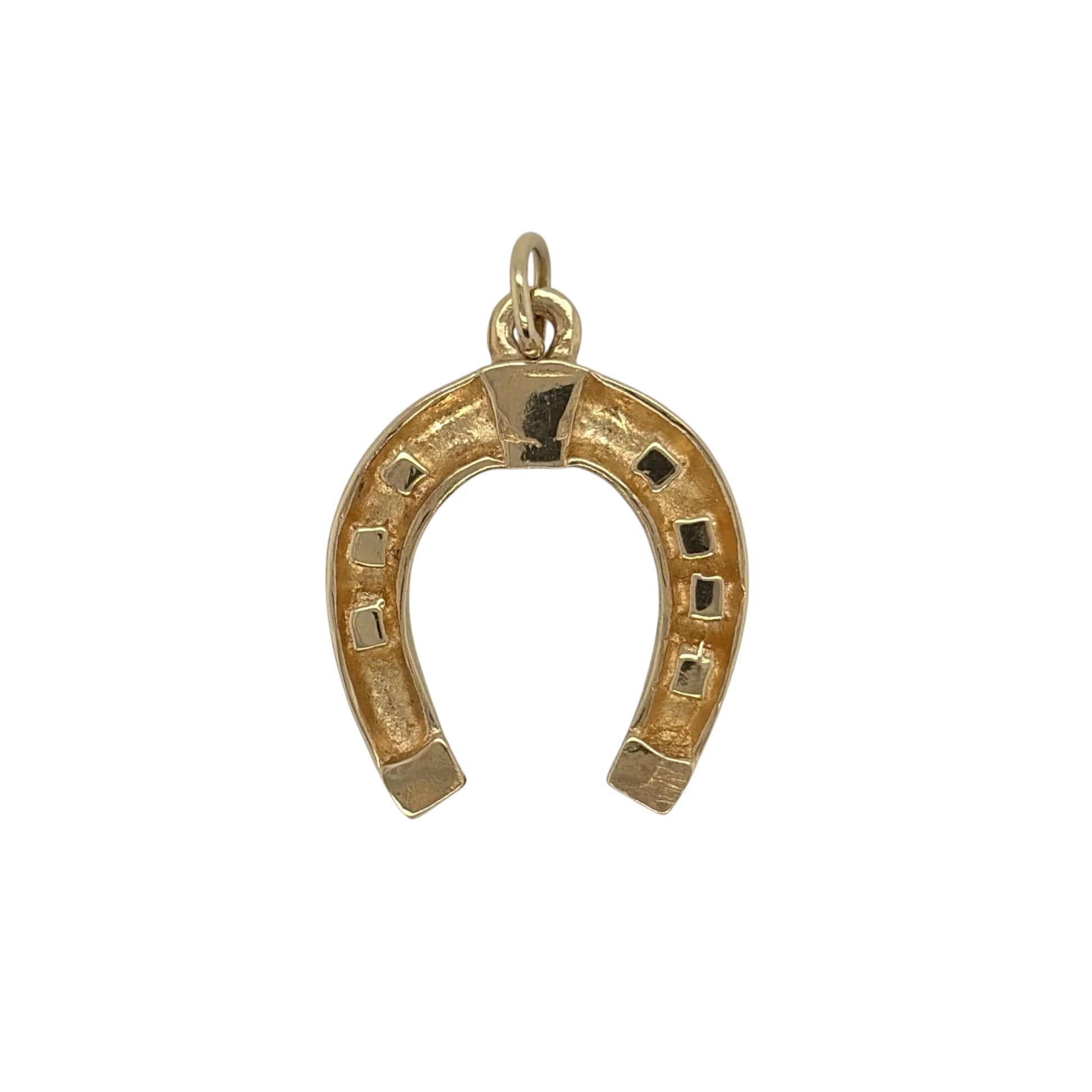 9ct Gold Horseshoe Pendant