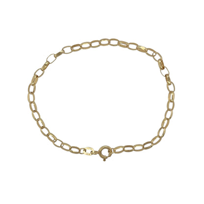 9ct Gold 7" Belcher Bracelet