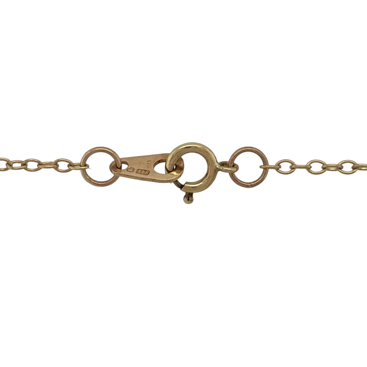 9ct Gold Theatre Faces 16" Necklace