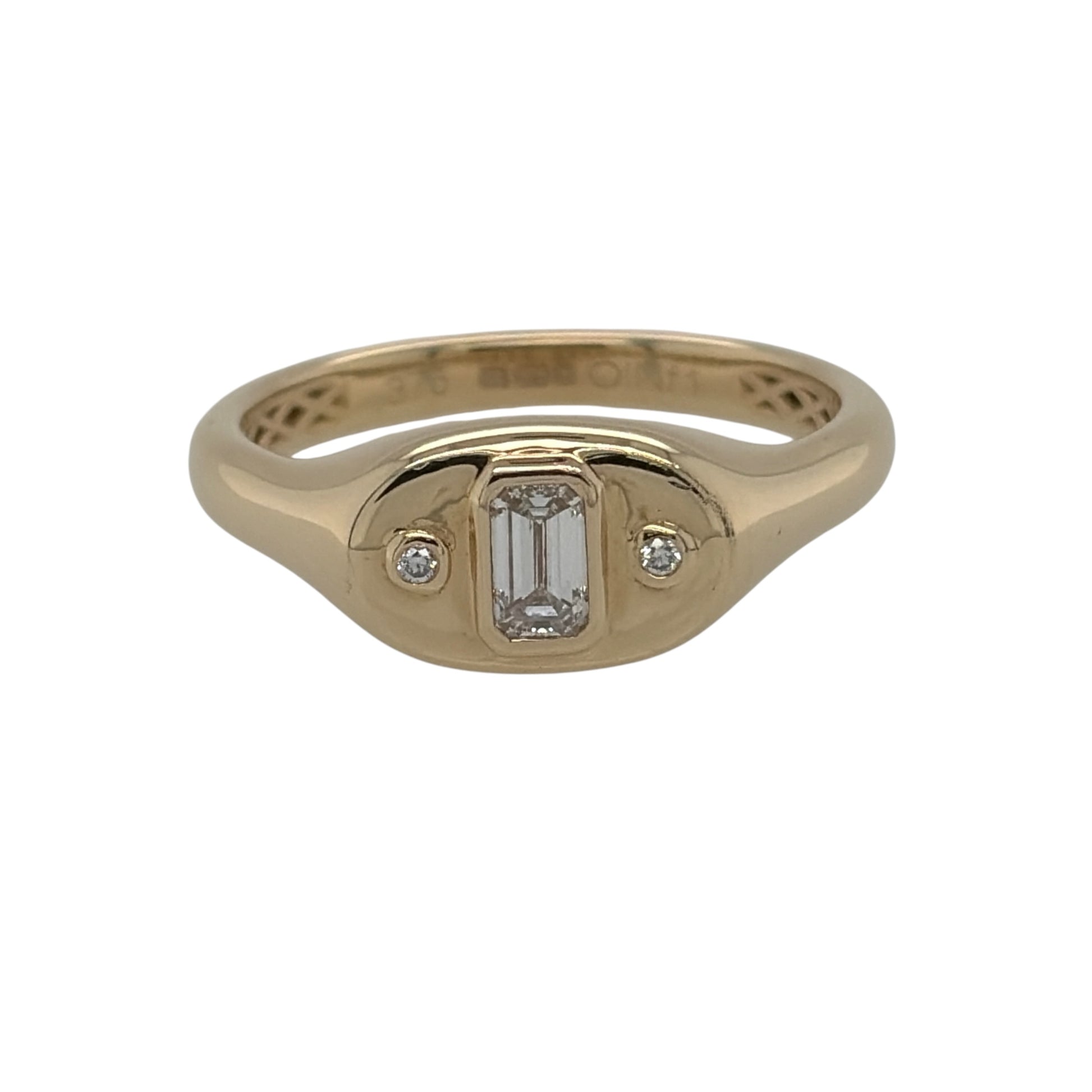 9ct Gold & Diamond Signet Ring
