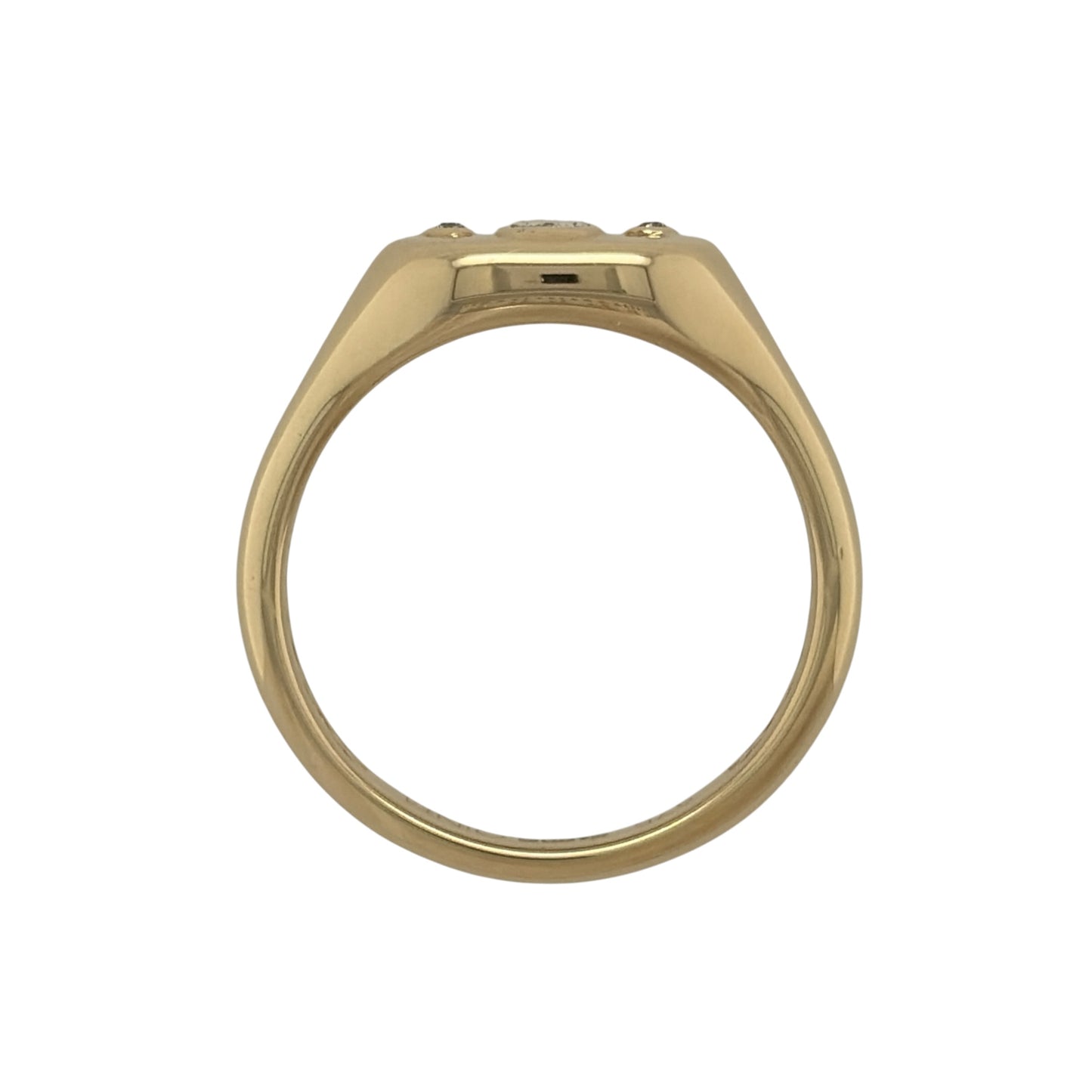 9ct Gold & Diamond Signet Ring