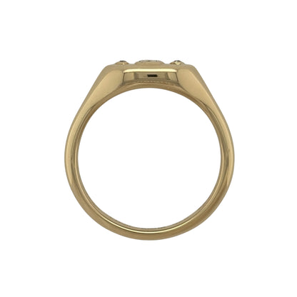 9ct Gold & Diamond Signet Ring