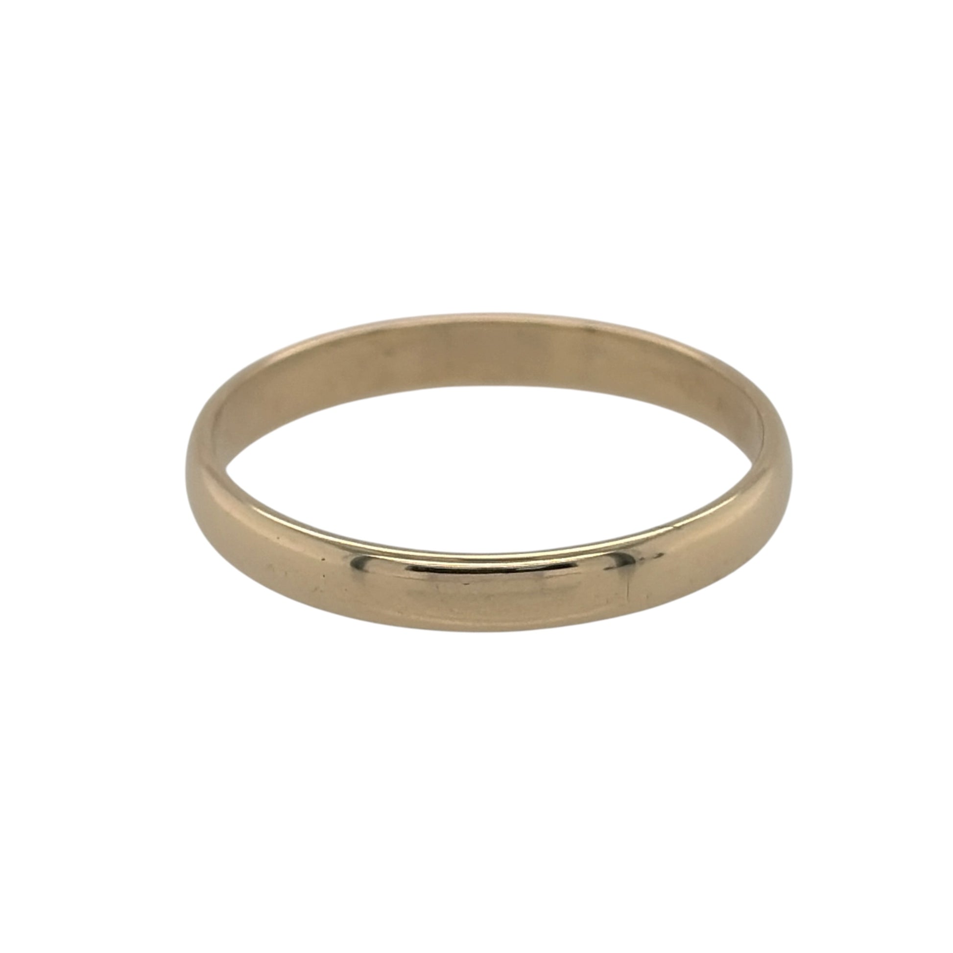 9ct Gold 2.5mm Wedding Band Ring