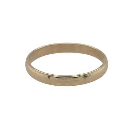 9ct Gold 2.5mm Wedding Band Ring
