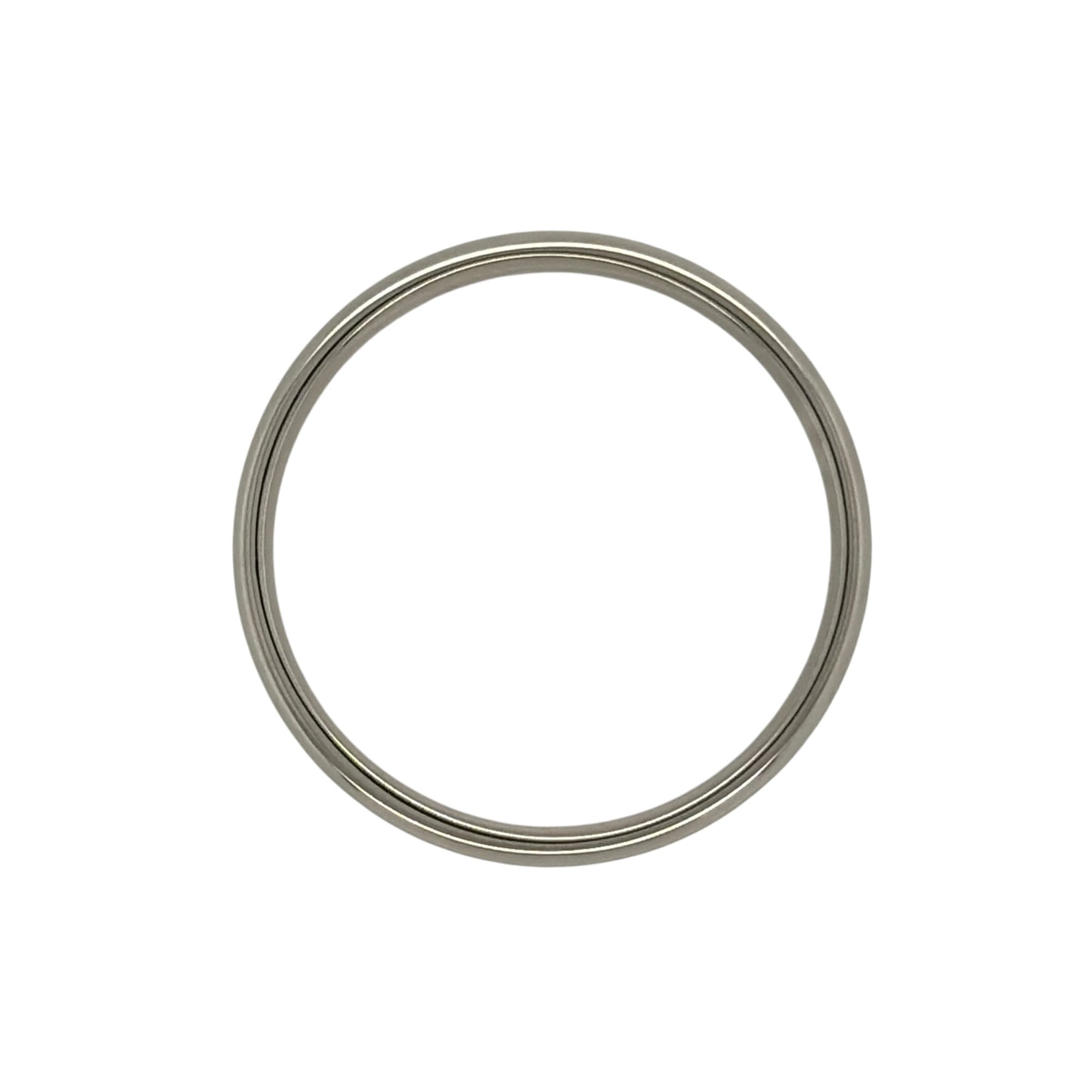 9ct White Gold 3mm Wedding Band Ring