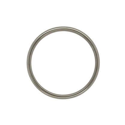 9ct White Gold 3mm Wedding Band Ring