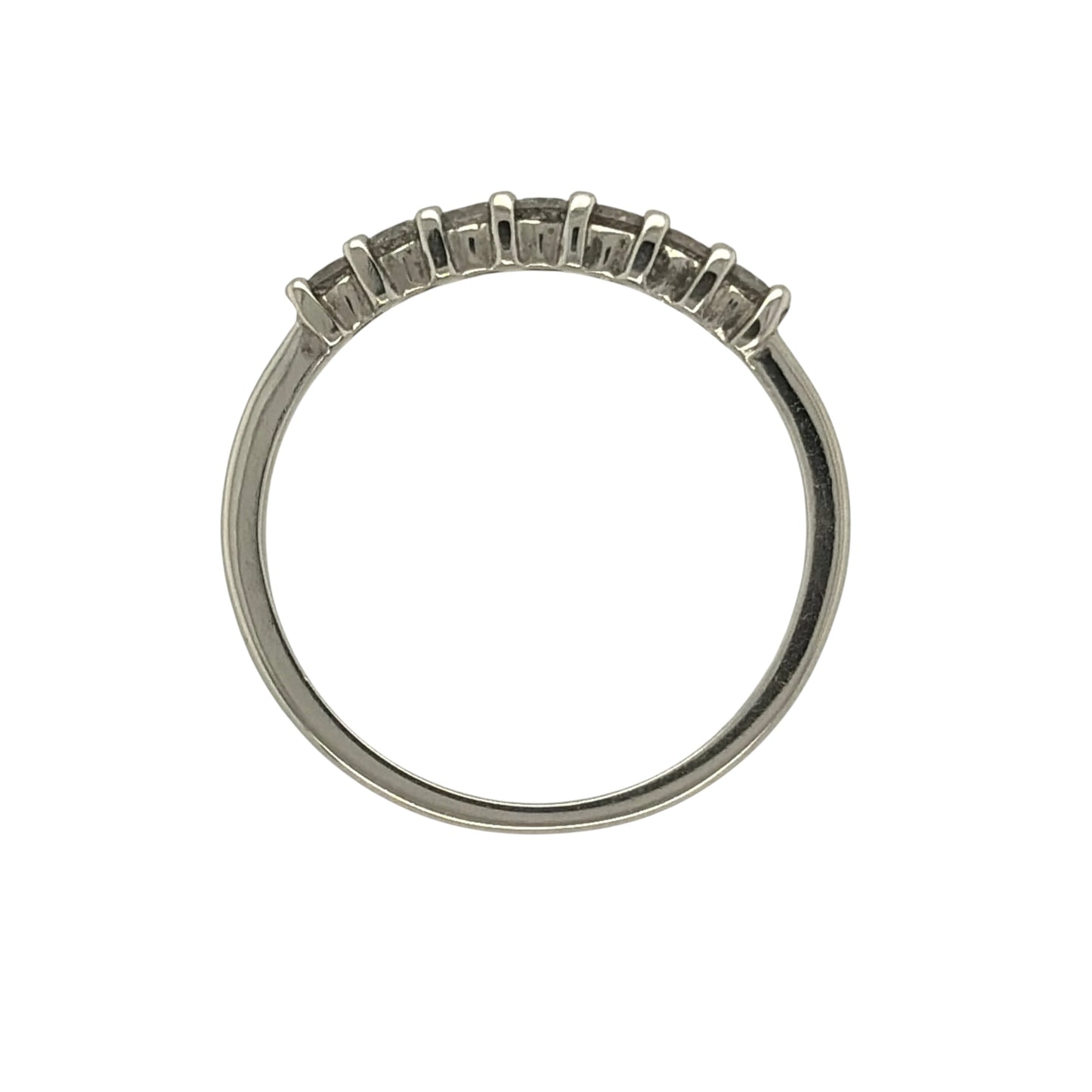 Platinum & Diamond Seven Stone Band Ring