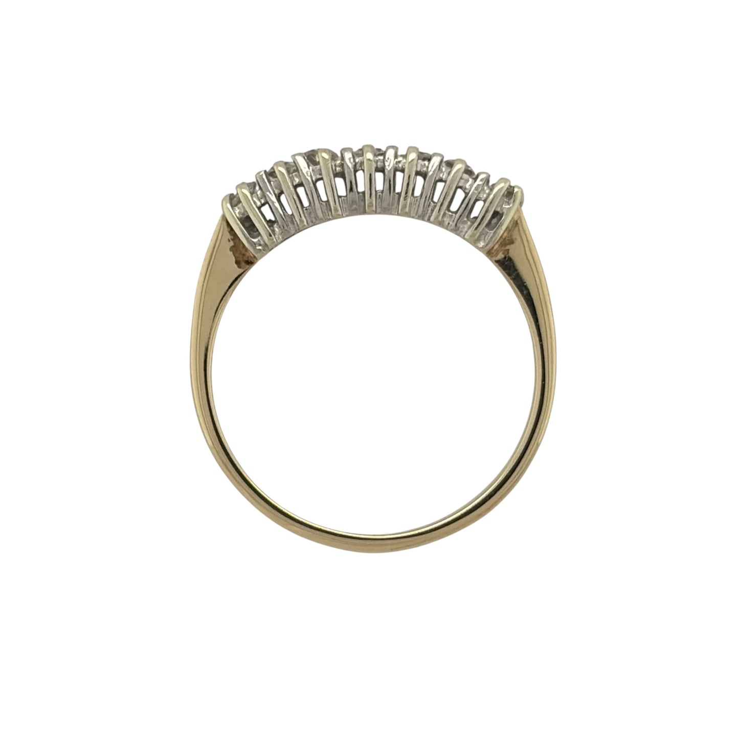 9ct Gold & Diamond Band Ring