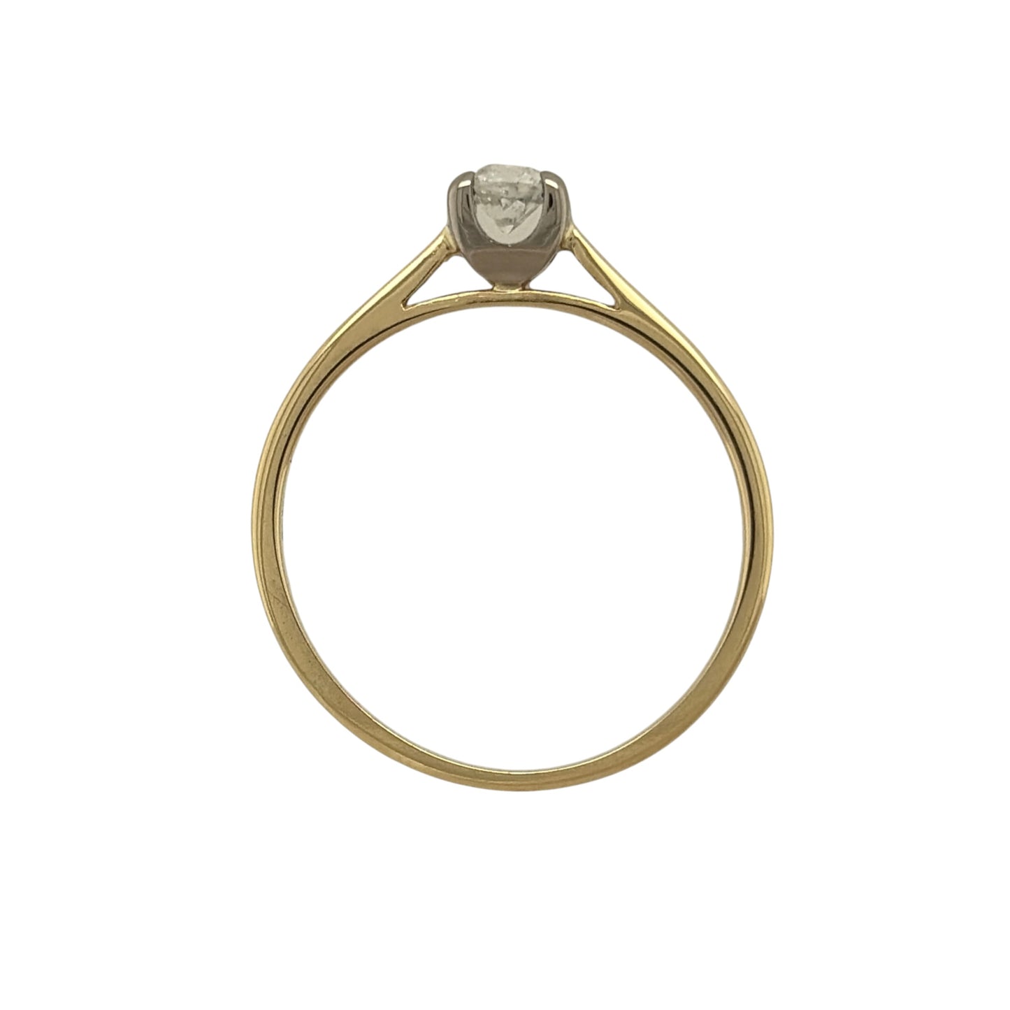 18ct Gold & Diamond Solitaire Ring