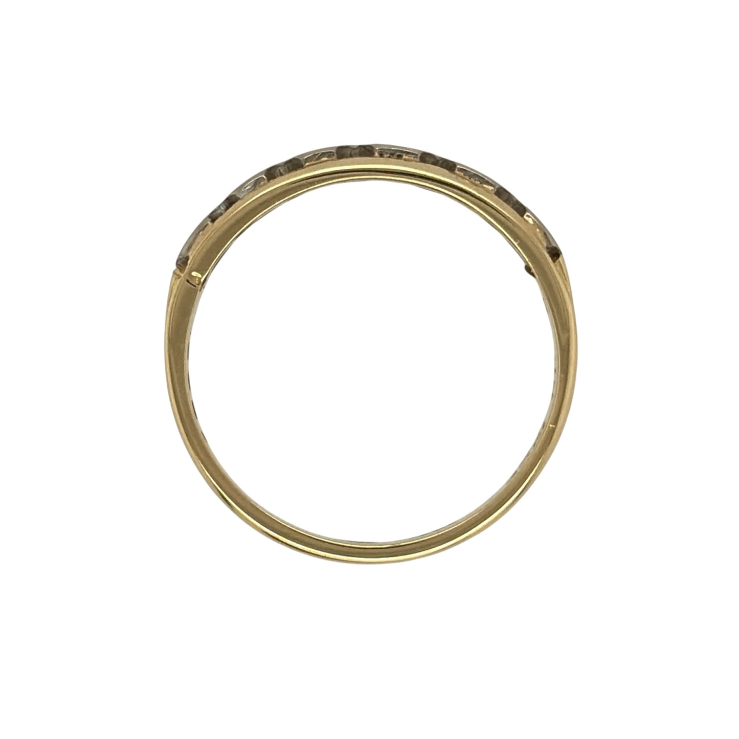 18ct Gold & Diamond Band Ring
