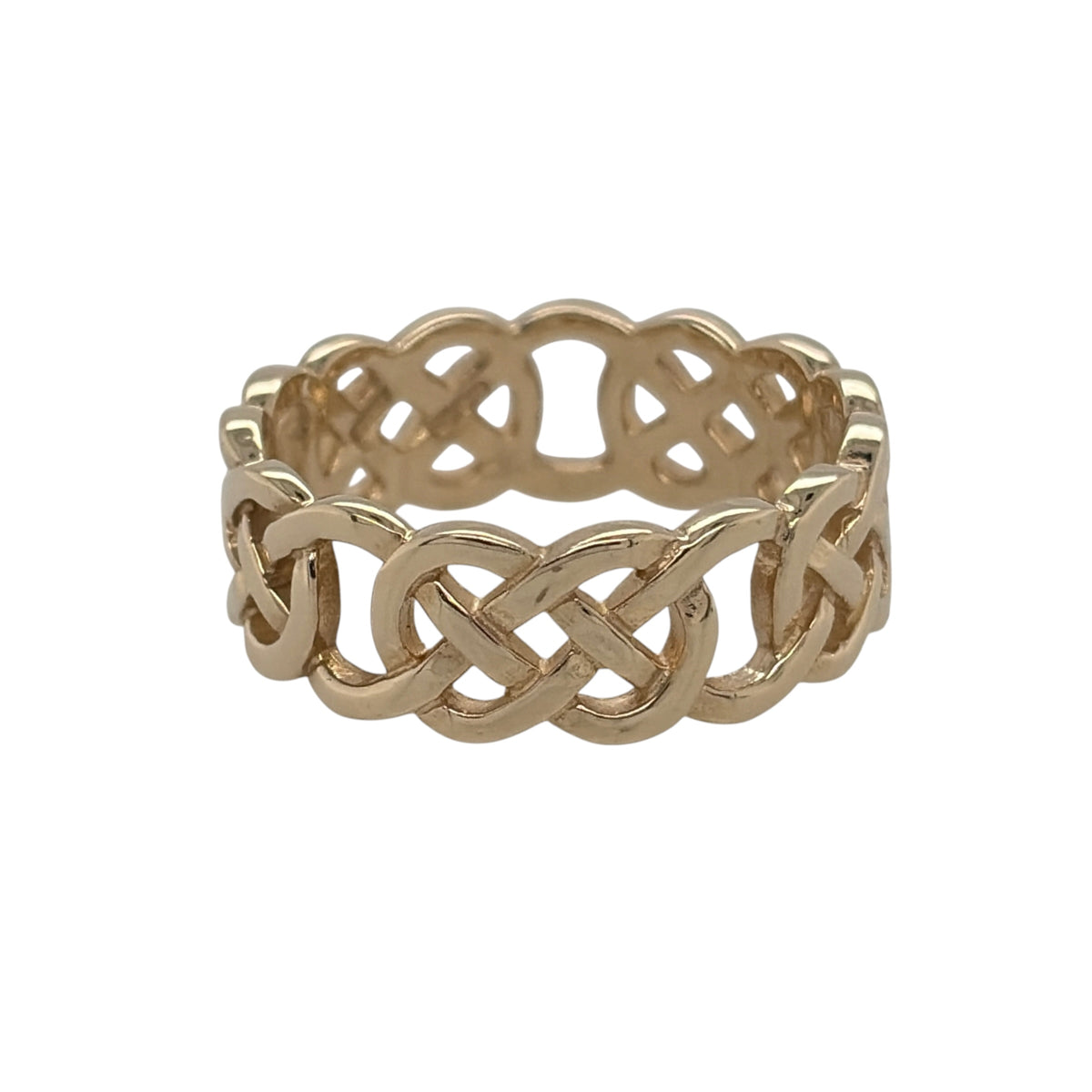9ct Gold Celtic Knot Band Ring
