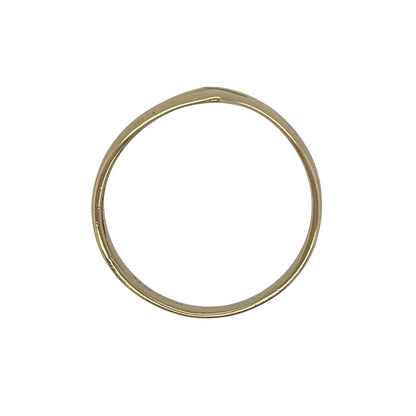 9ct Gold Wishbone Ring