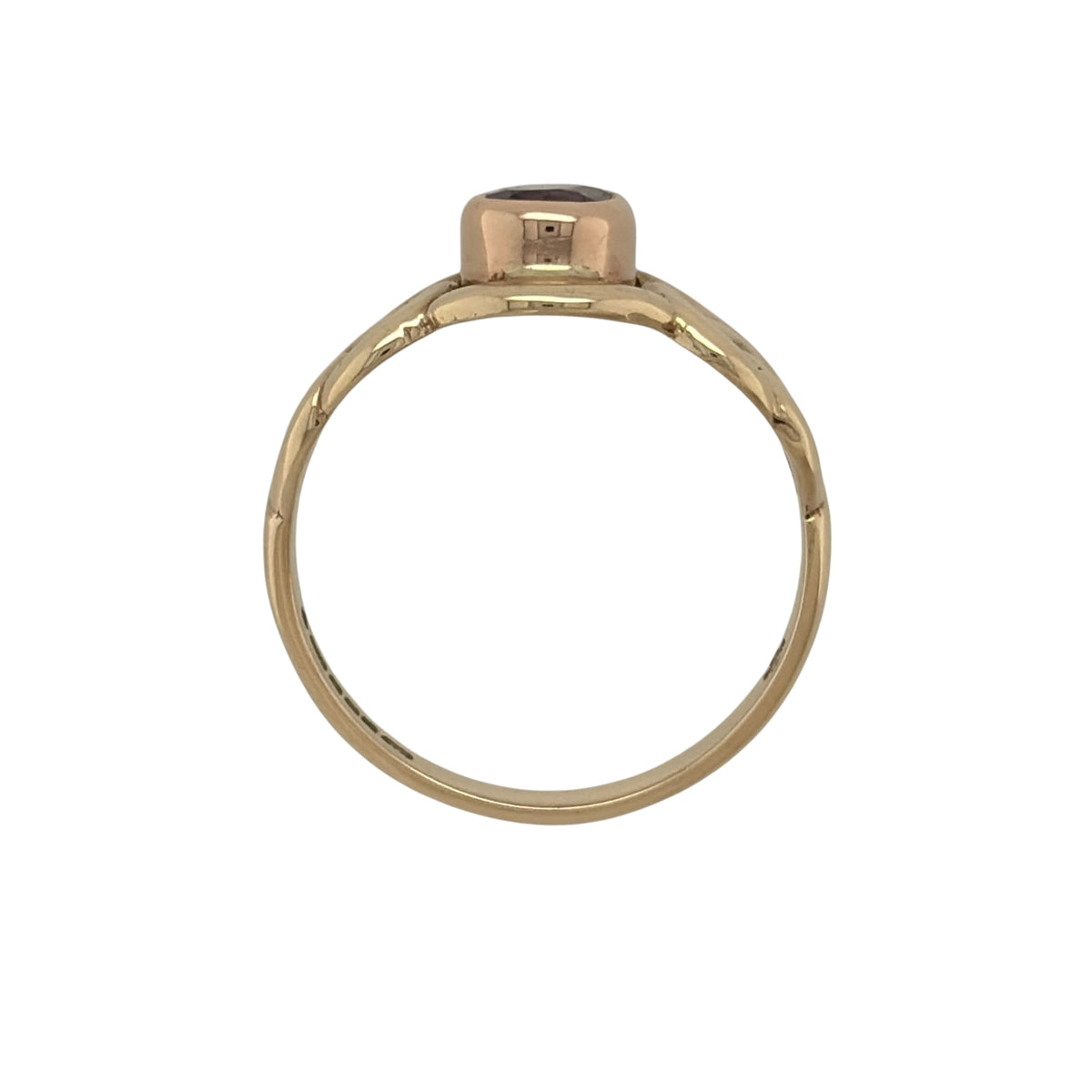9ct Gold & Amethyst Clogau Celtic Ring