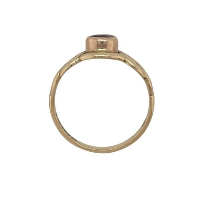9ct Gold & Amethyst Clogau Celtic Ring
