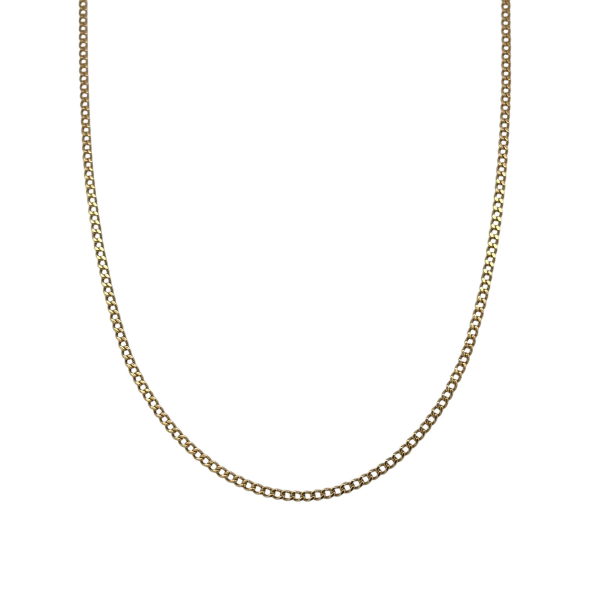 18ct Gold 18" Curb Chain