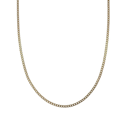 18ct Gold 18" Curb Chain