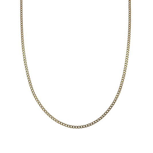 18ct Gold 18" Curb Chain