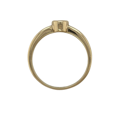 9ct Gold Diamond & Ruby Ring