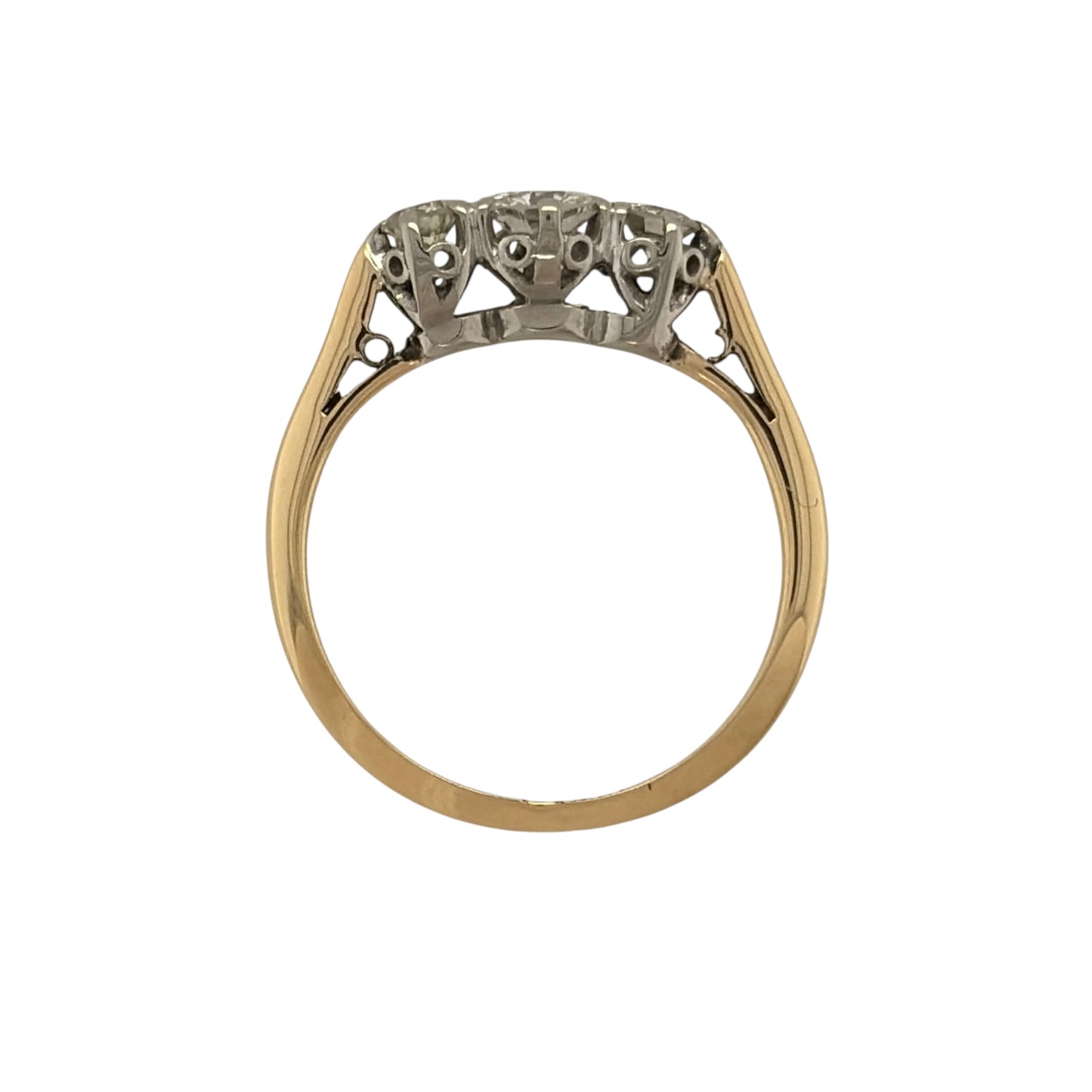 18ct Gold & Diamond Trilogy Ring