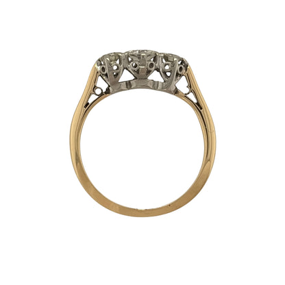 18ct Gold & Diamond Trilogy Ring