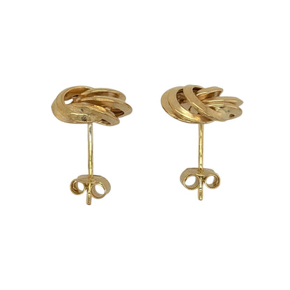 9ct Gold Knot Stud Earrings
