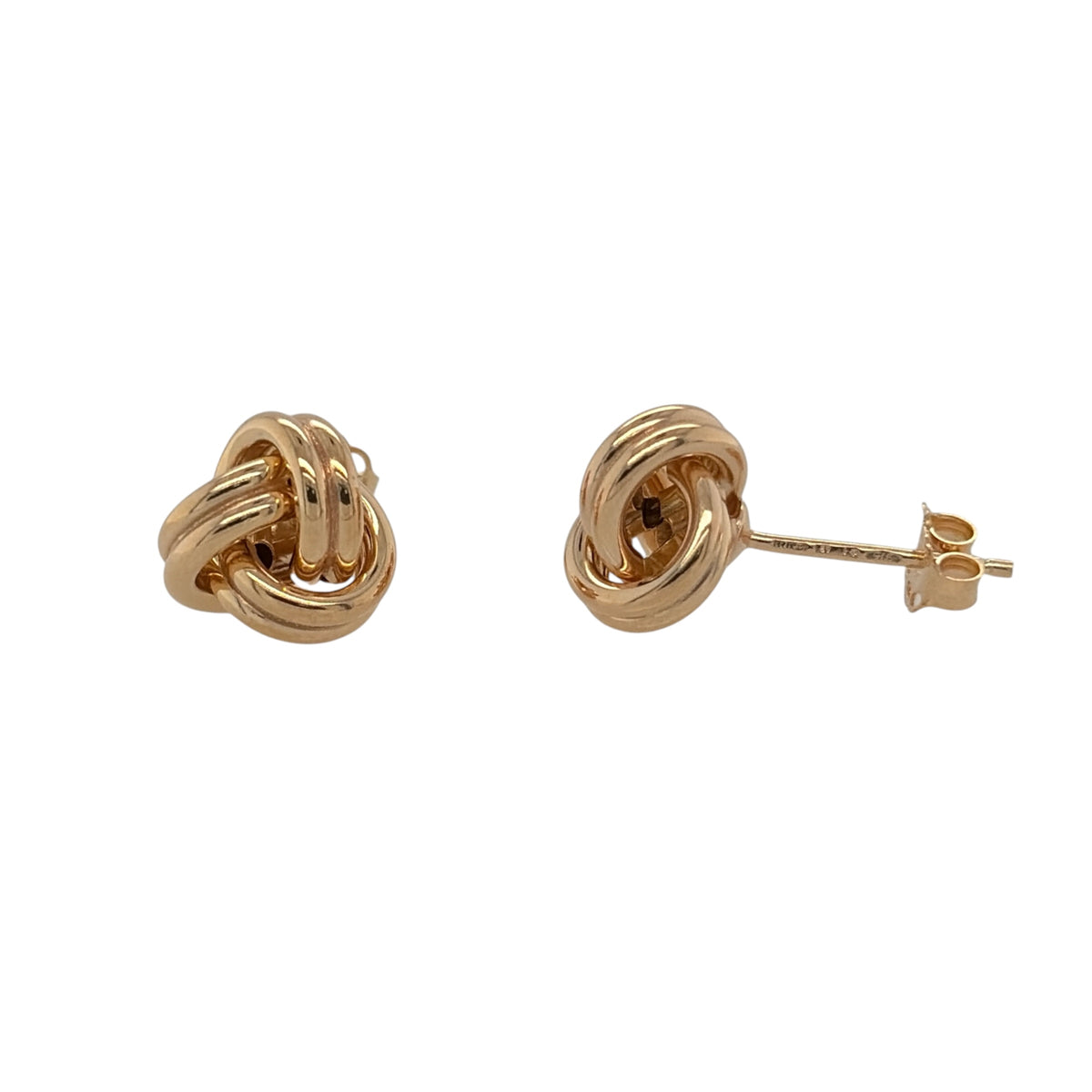 9ct Gold Knot Stud Earrings