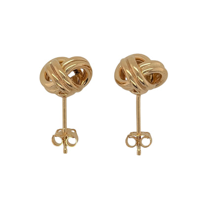 9ct Gold Knot Stud Earrings
