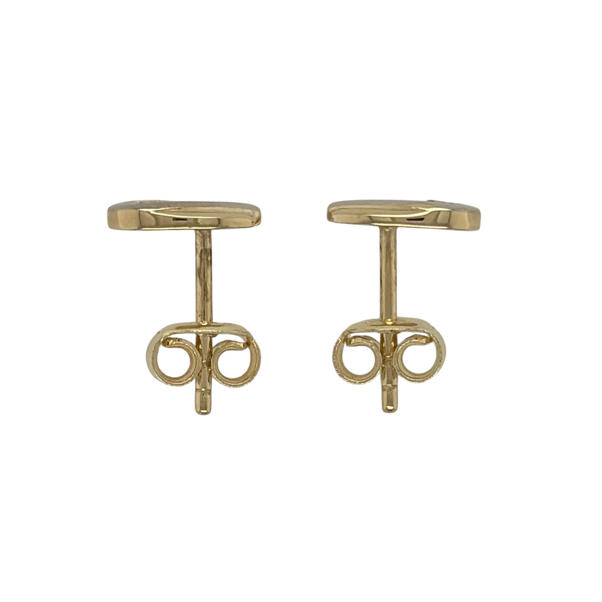 9ct Gold & Cubic Zirconia Teardrop Stud Earrings