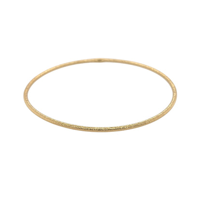 9ct Gold Textured Bangle