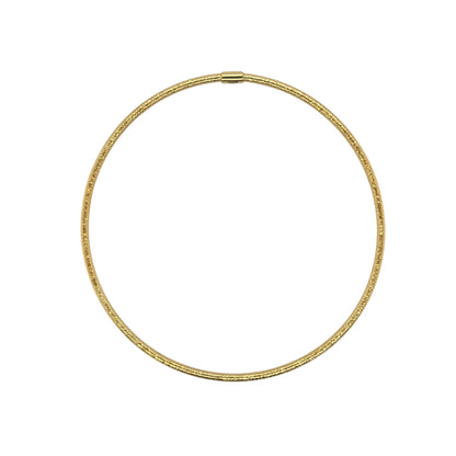 9ct Gold Textured Bangle