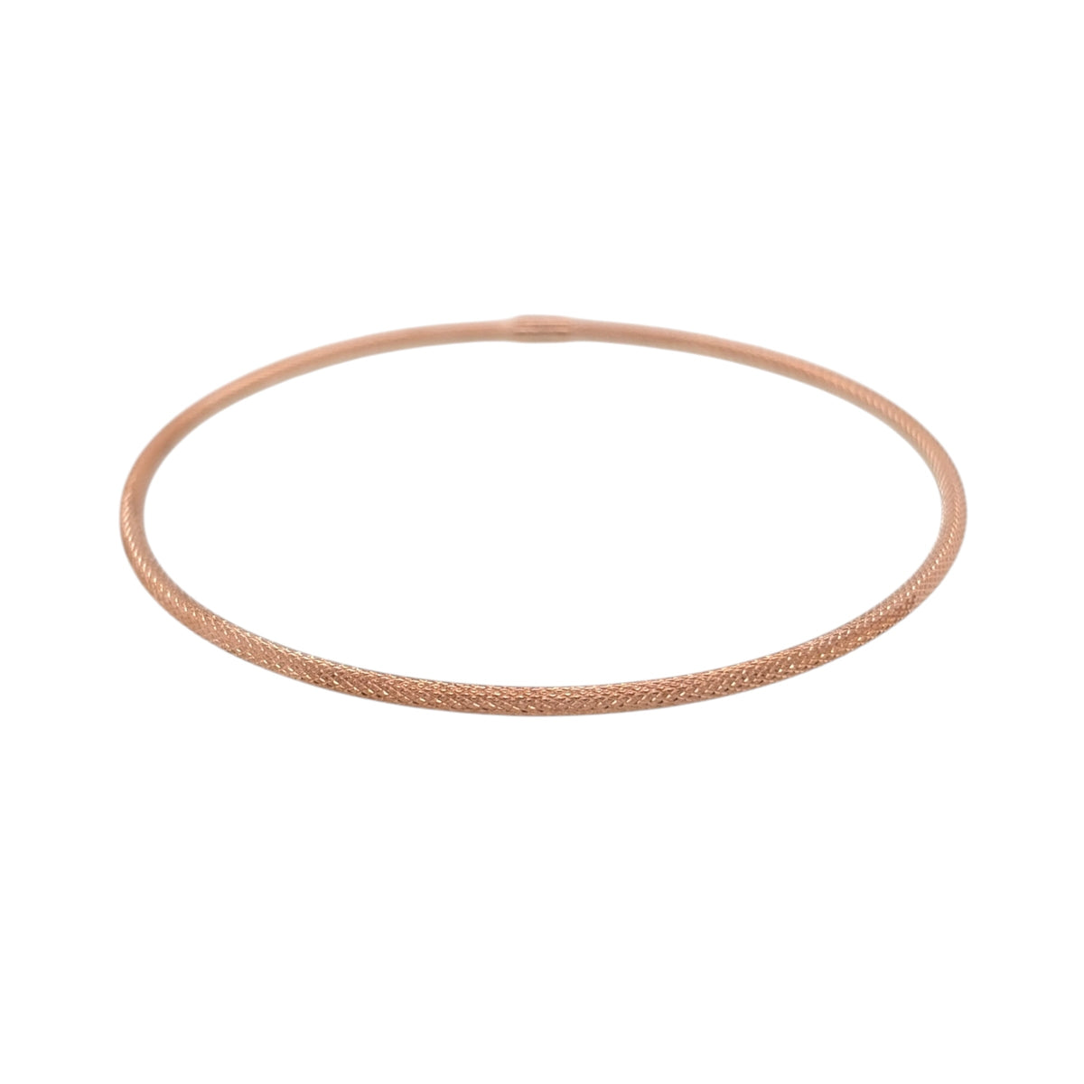 9ct Gold Textured Bangle