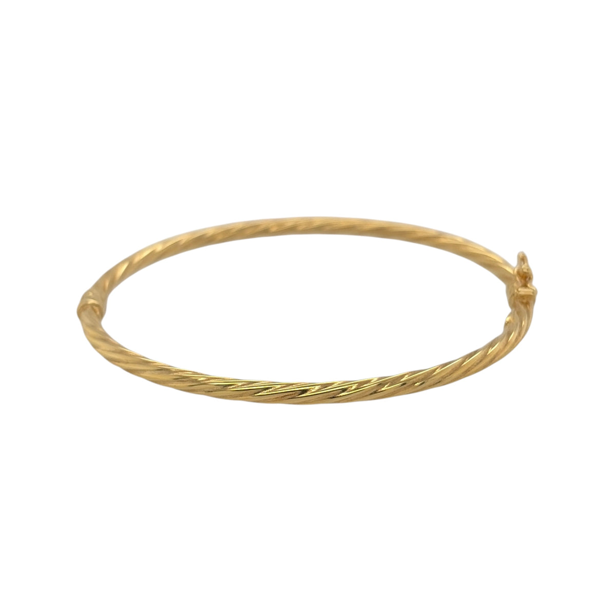 9ct Gold Twisted Bangle