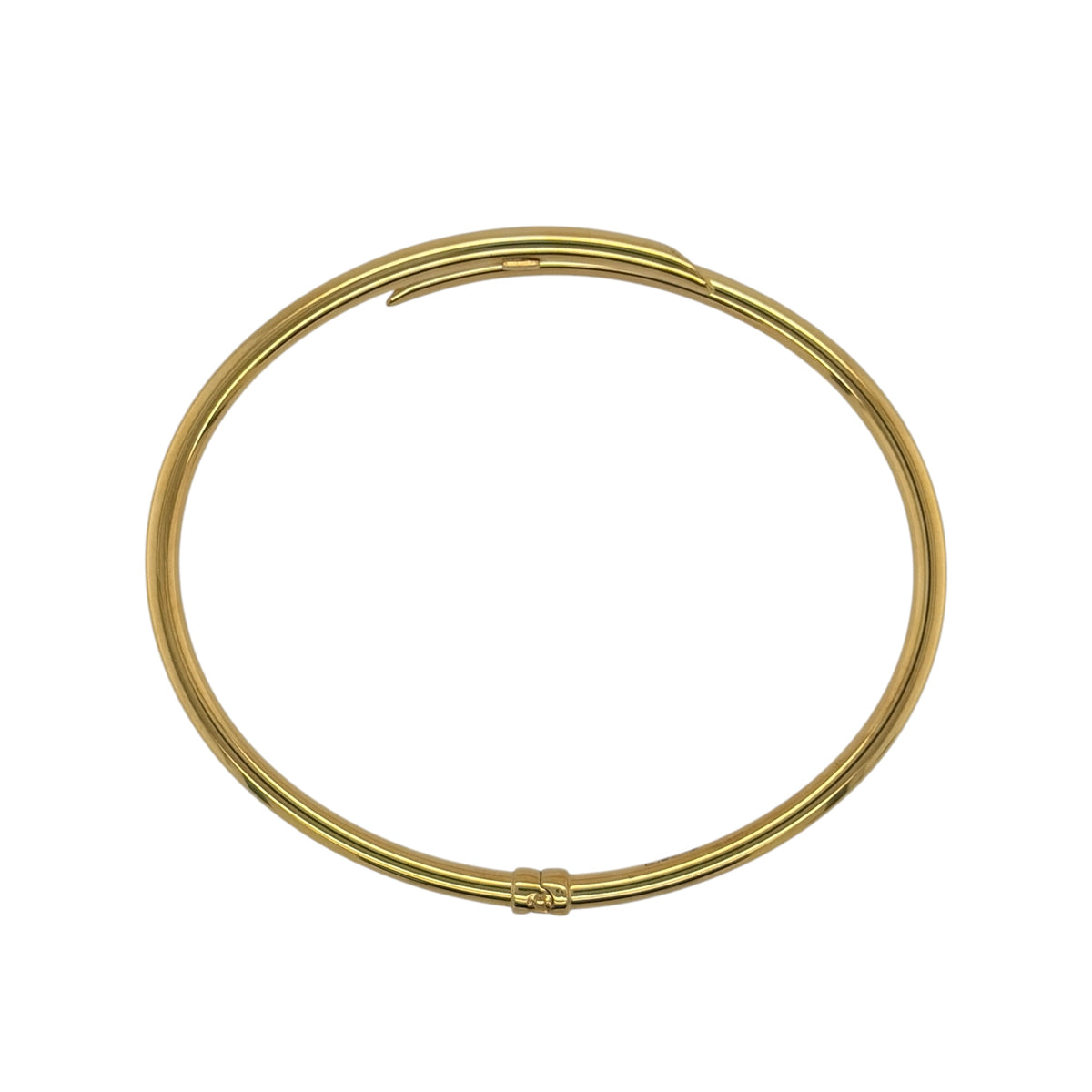 9ct Gold Plain Bypass Bangle