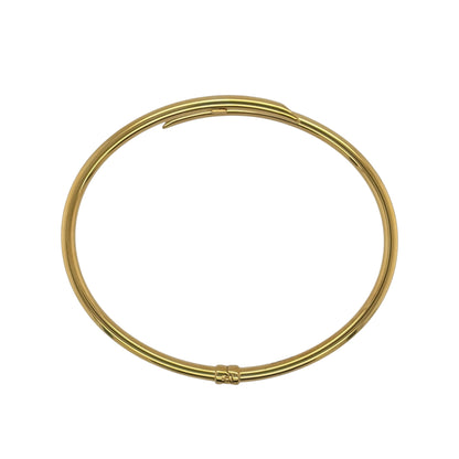 9ct Gold Plain Bypass Bangle