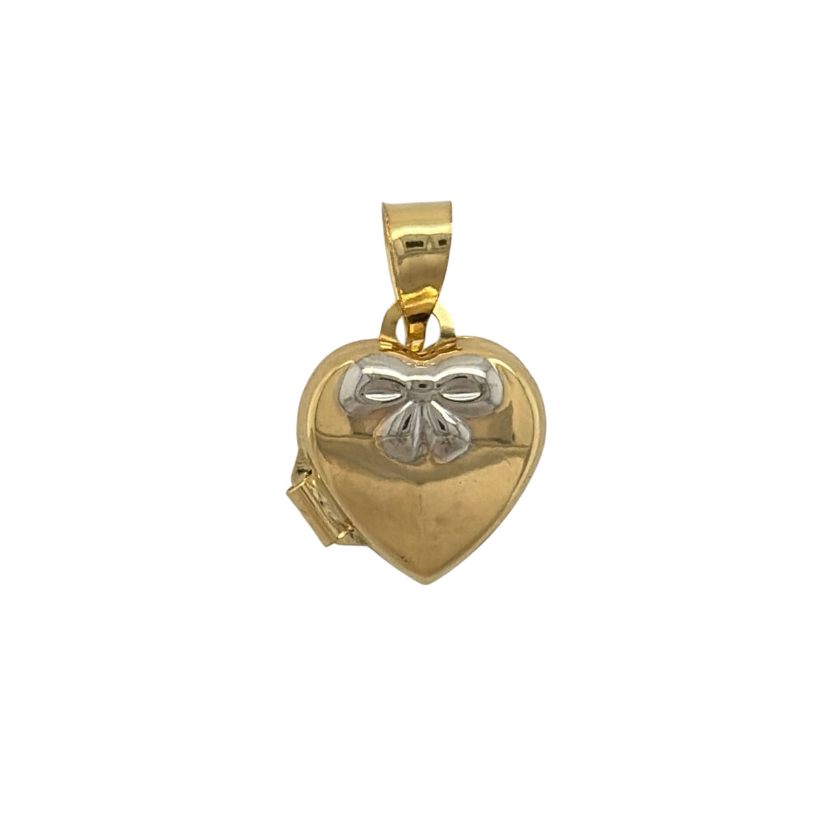 9ct Gold Heart Bow Locket