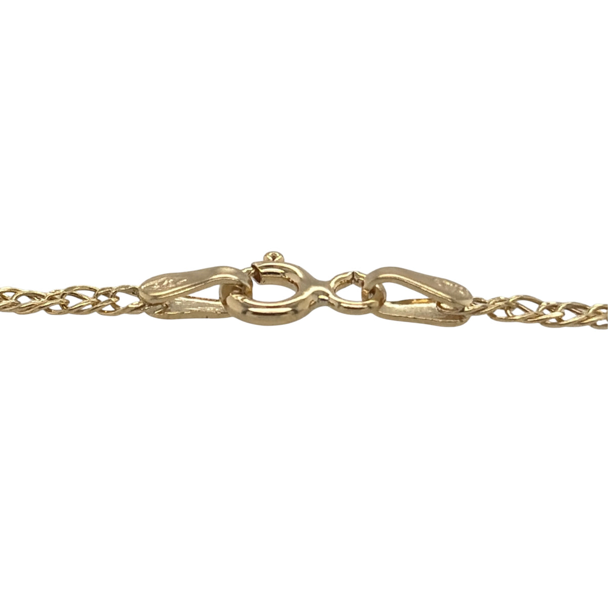 New 9ct Yellow Gold 7.5" Double Curb Bracelet with the weight 0.60 grams and link width 1.7mm