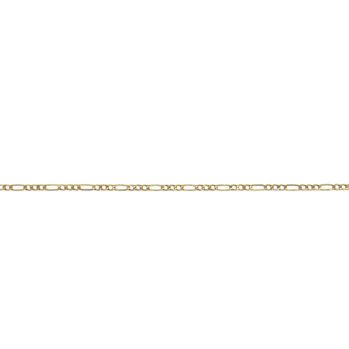 9ct Gold 7.5" Figaro Bracelet