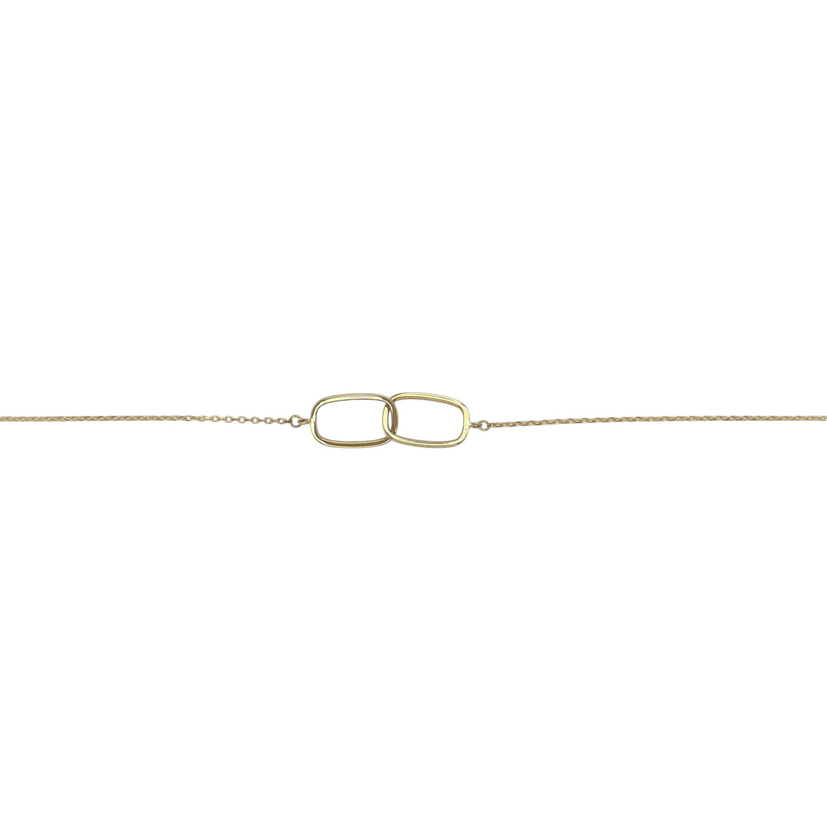 9ct Gold 7.5" Paperlink Style Bracelet