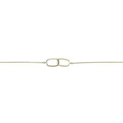 9ct Gold 7.5" Paperlink Style Bracelet