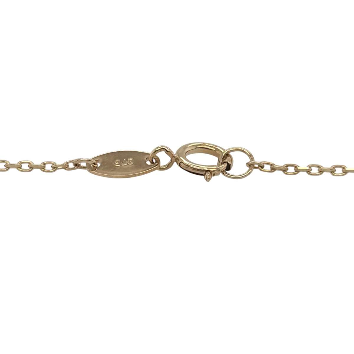 New 9ct Yellow Gold 7.5" Paperlink in the center Bracelet with the weight 0.90 grams with link width 1mm