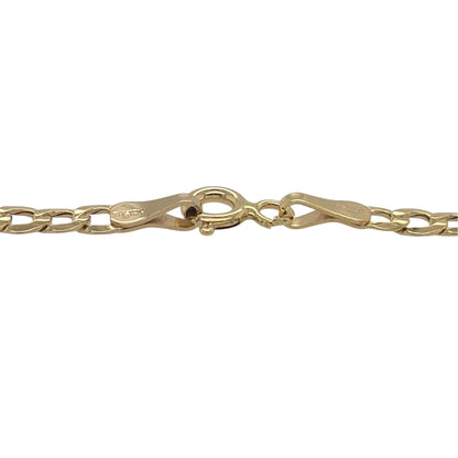 9ct Gold 7.5" Curb Bracelet