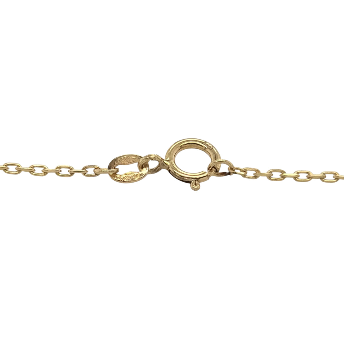 New 9ct Gold &amp; Pearl Heart 7.5" Trace Bracelet with the weight 1.25 grams with link width 0.8mm