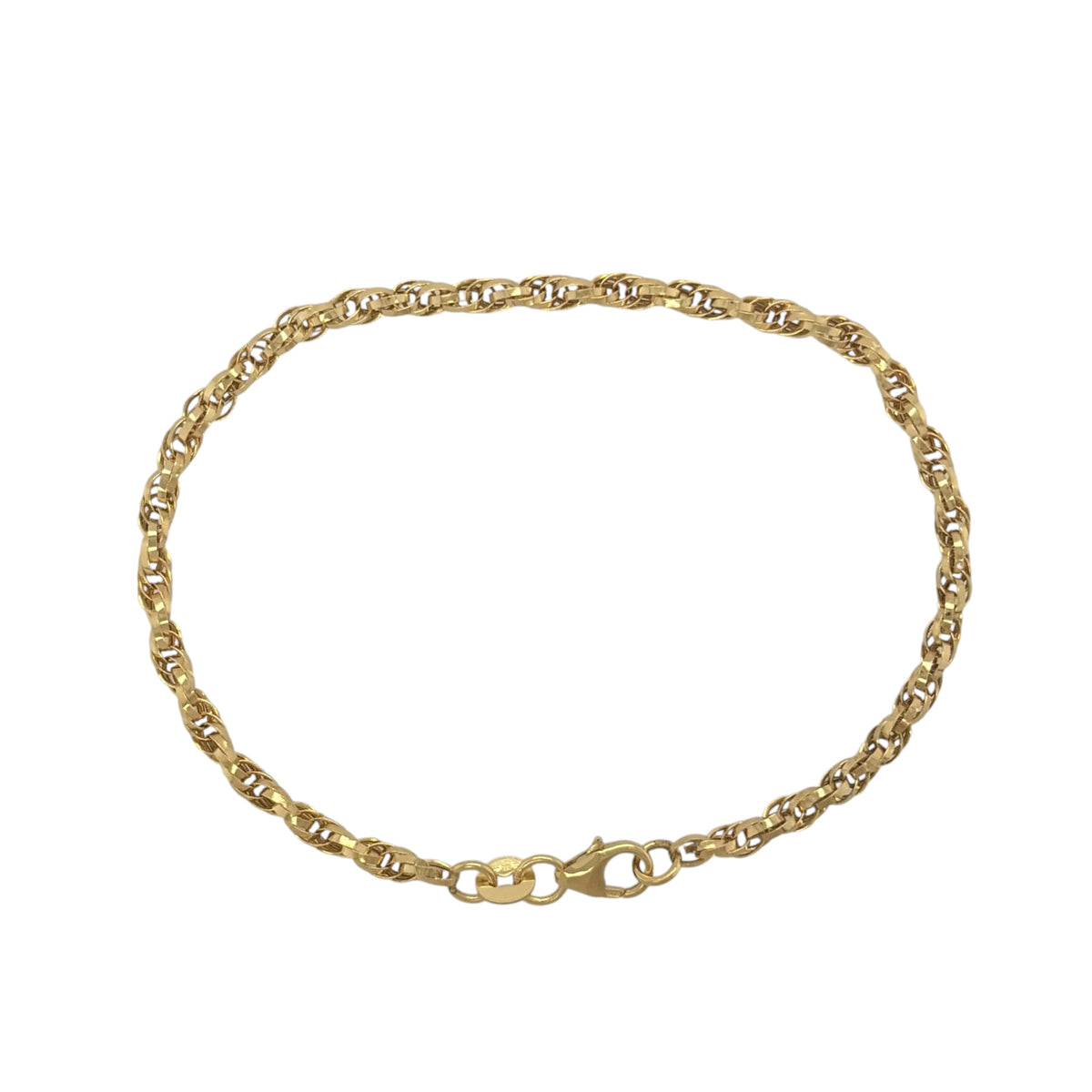 9ct Gold 7.5" Prince of Wales Bracelet