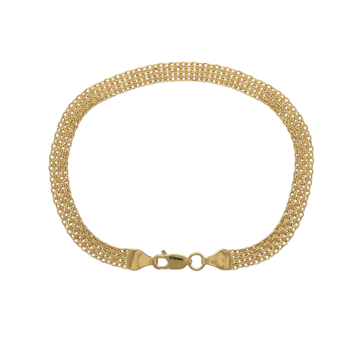 9ct Gold 7.5" Bismark Bracelet